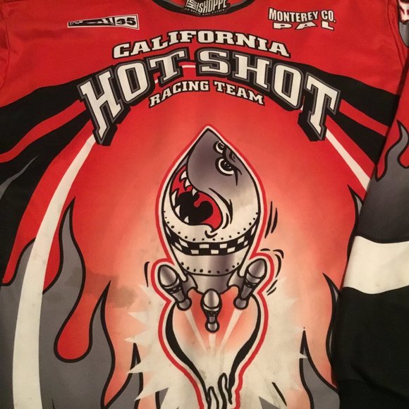 California Hot Shot Racing Team Motocross Jersey Used - Picture 3 of 8